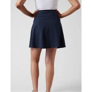 Athleta All Day Skort Size 6 Blue Athletic Skirt Shorts Activewear Womens Tennis